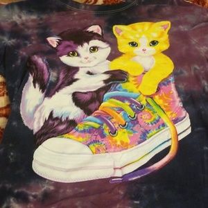 Kitty tie dye tee
